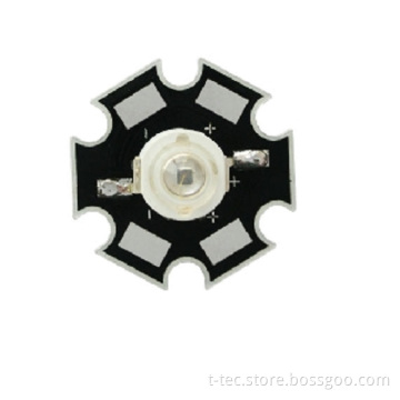 High Power Red LEDs 1W 3W 660nm-700nm Electronic Components